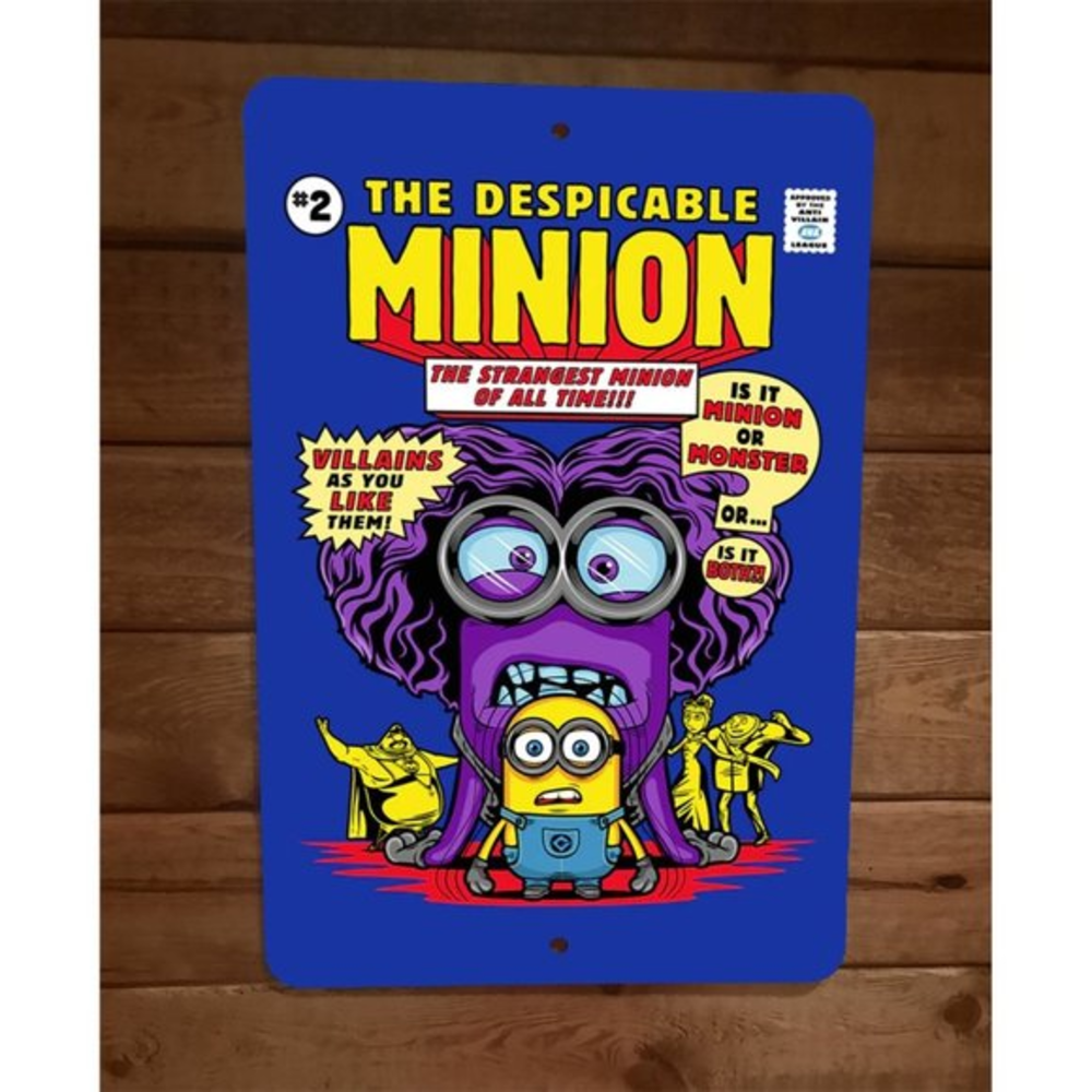 The Despicable Minion Parody 8x12 Wall‎ Sign